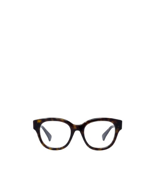 KENZO White Full-Rimmed Glasses (With Non-Prescription Lenses)