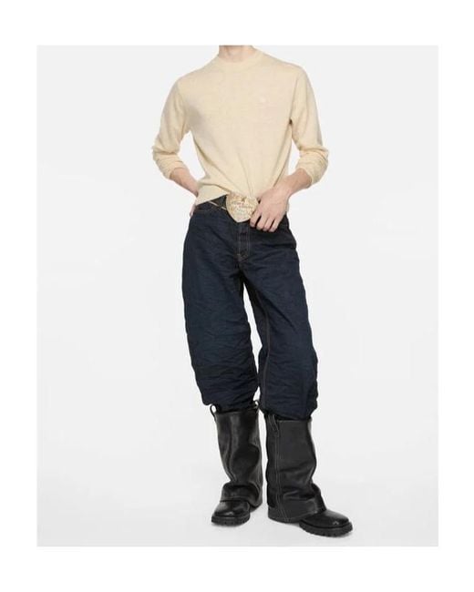 Acne Natural Long-Sleeved Pullover for men