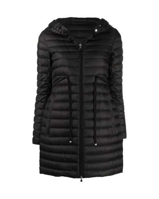 Moncler Black Hooded Down Jacket