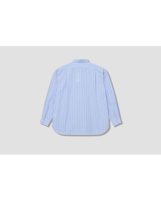 Nanamica Blue Striped Shirt for men