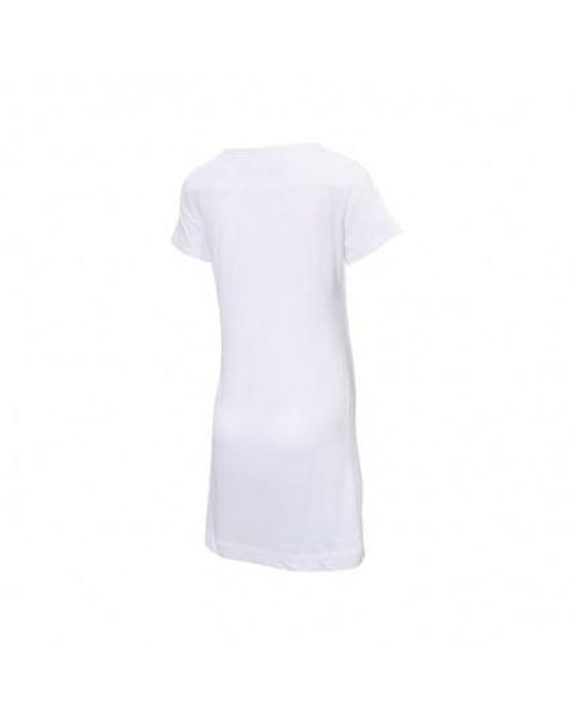 Moschino White A Printed Dress