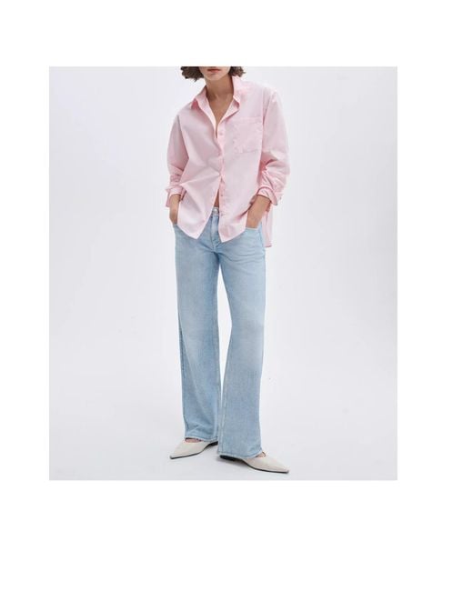 Rag & Bone Blue Belt-Loop Jeans