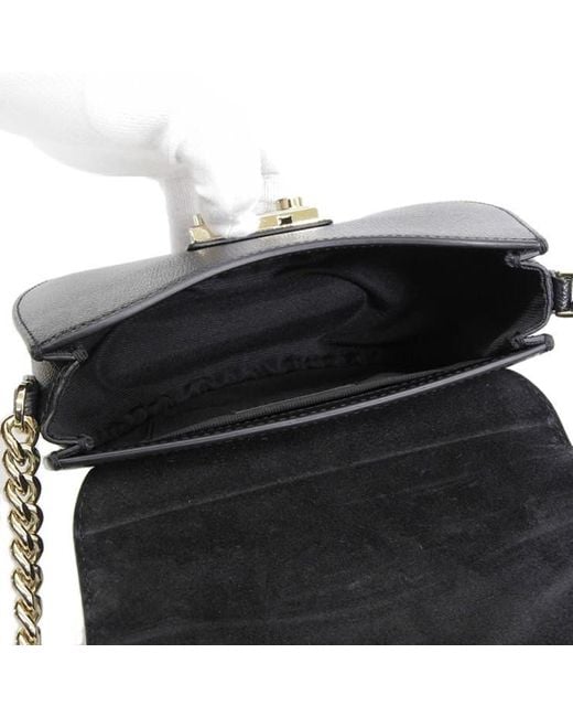 Furla Black Logo Shoulder Bag