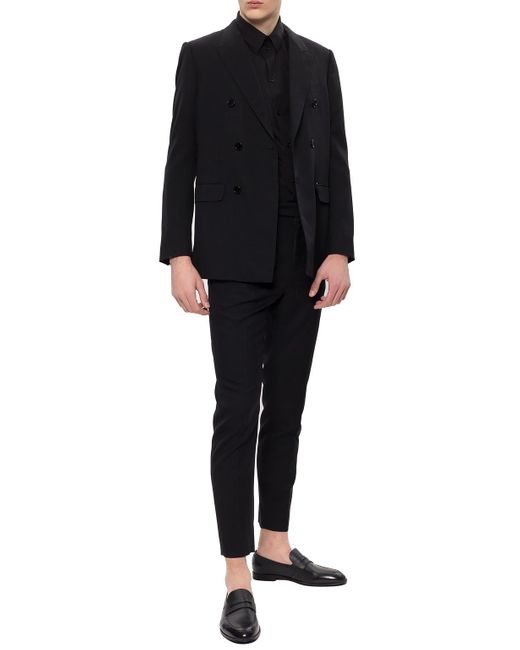 Céline Black Classic Pants for men