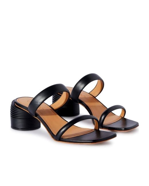 Off-White c/o Virgil Abloh Multicolor Square Toe Heeled Sandals