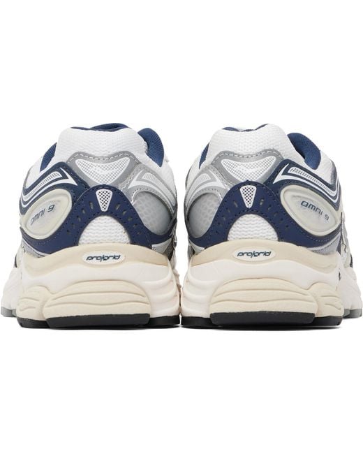 Saucony White Progrid Omni 9 Sneakers for men