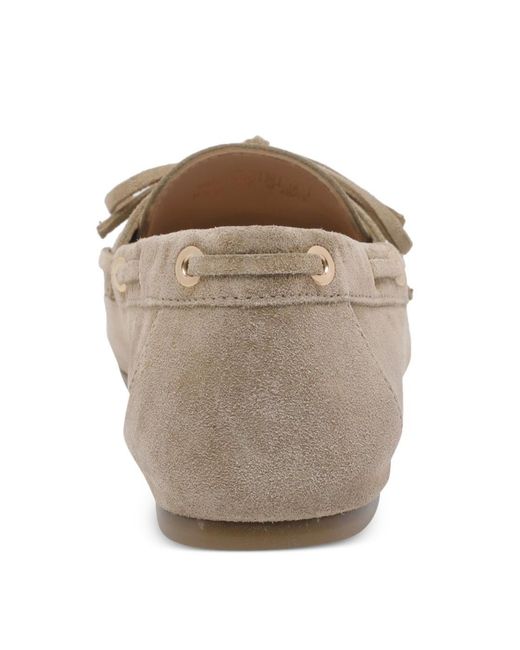 Stuart Weitzman Gray Lace-Up Loafers