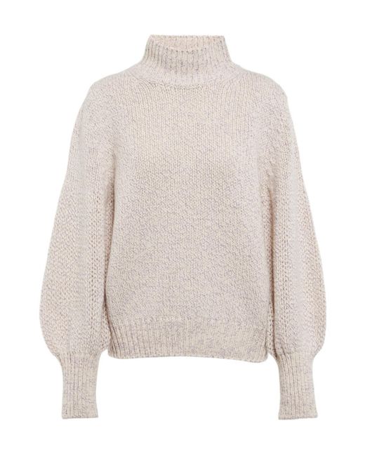 Dorothee Schumacher White Luxury Volumes Cashmere And Wool Sweater