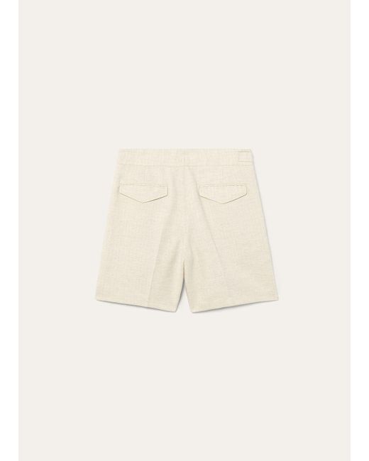 Loro Piana Natural Nyuzen Bermuda Shorts for men