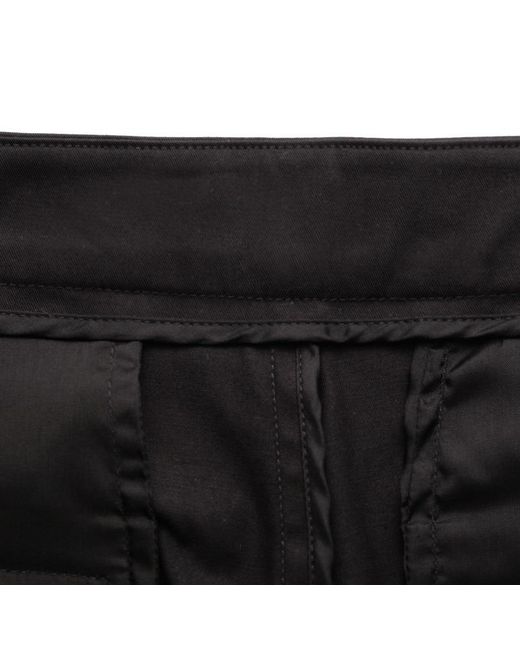 Moncler Black Low-Rise Tailored Trousers