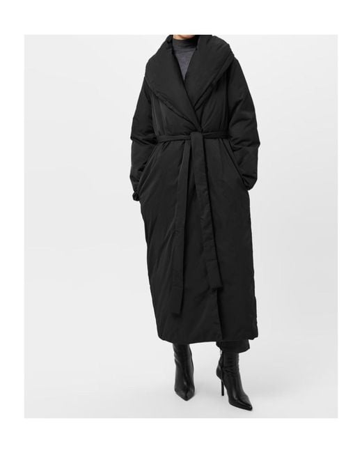 Joseph Black Longline Long Puffer Jacket