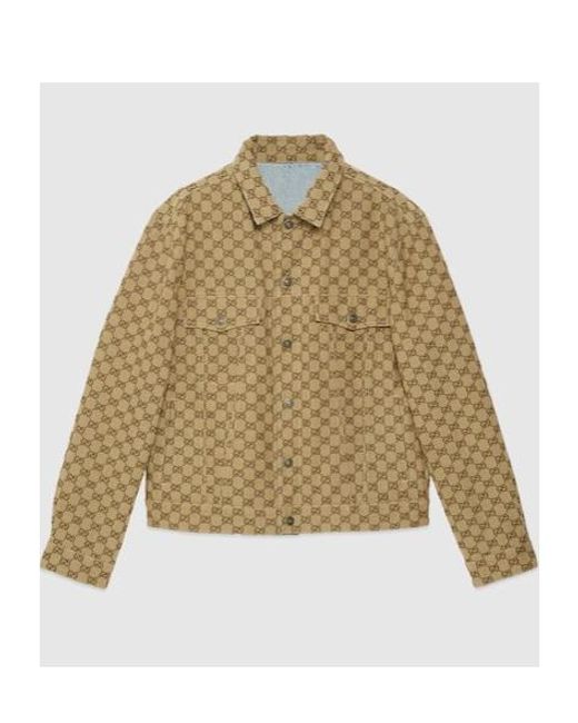 Gucci Blue Reversible Denim Jacket for men