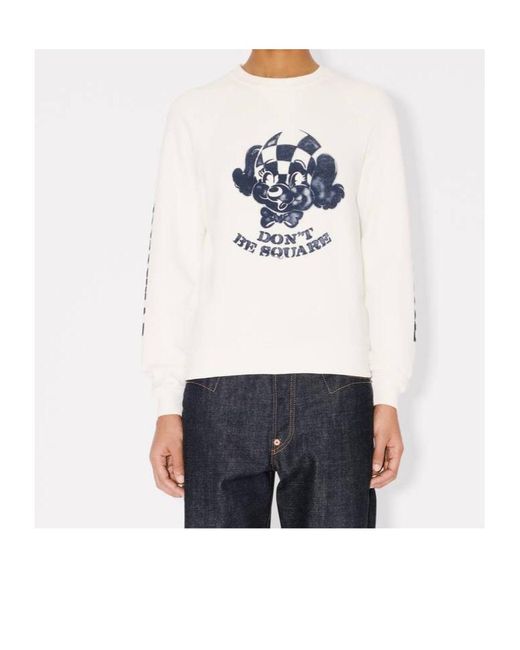 KENZO White Cartoon' Sweatshirt