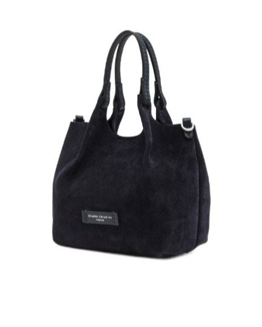 Gianni Chiarini Black Dua Shoulder Bag