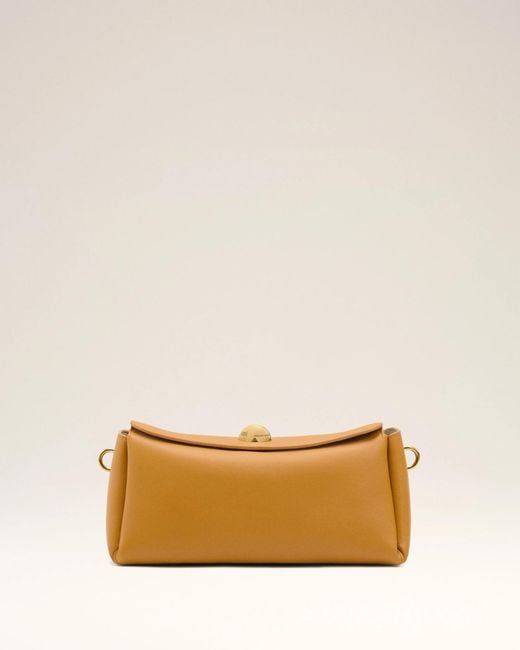 AMI Metallic Mini Carrousel Leather Shoulder Bag for men