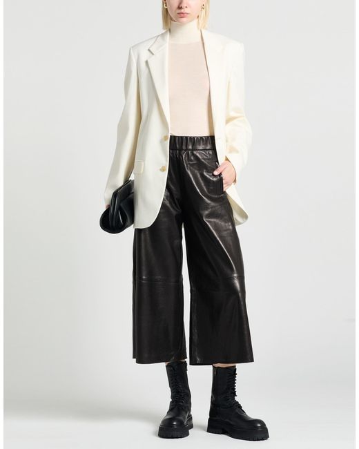 MM6 by Maison Margiela White Slim Fit Single-Breasted Blazer