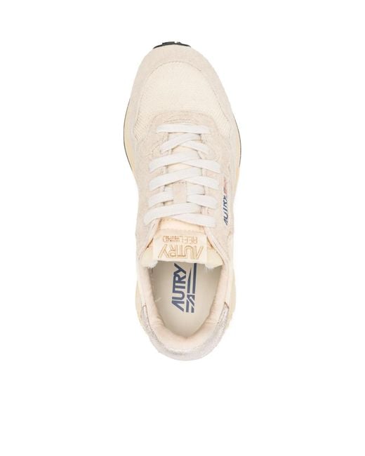 Autry Natural Reelwind Lace-Up Sneakers