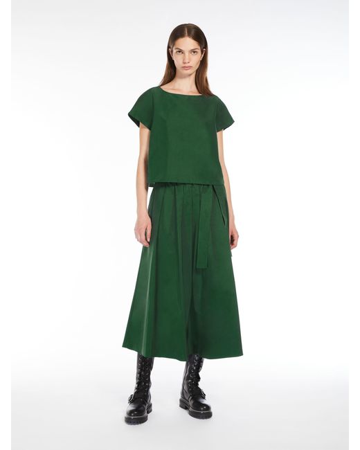 Weekend by Maxmara Green Open-Necked Shirt