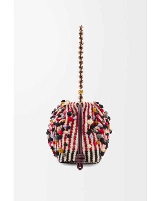Loewe Red X Albers Medium Flamenco Purse