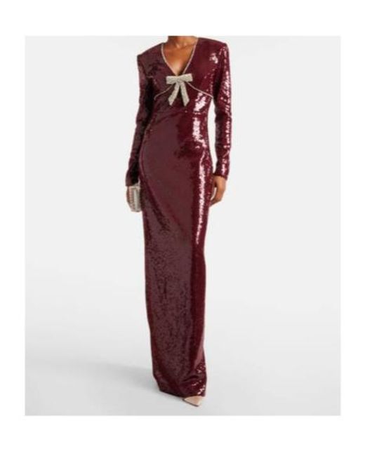 Rebecca Vallance Purple X Nicky Hilton Zelda Sequined Gown