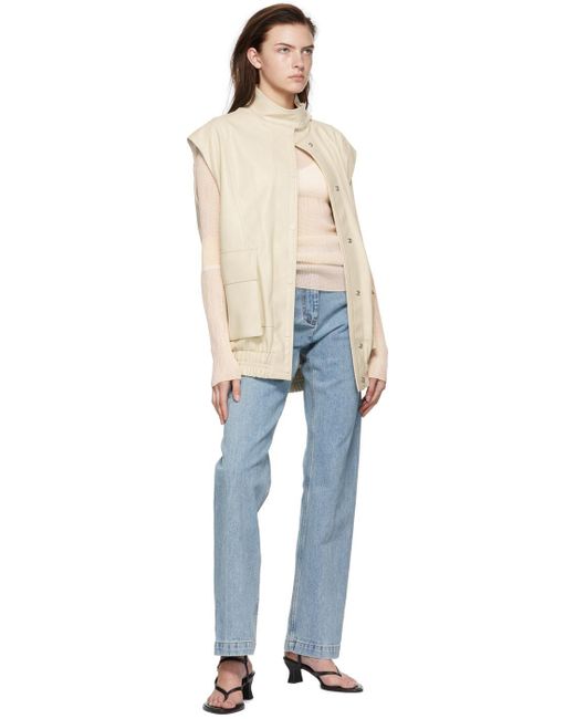Low Classic White Boat-Neck Knitted Jumper