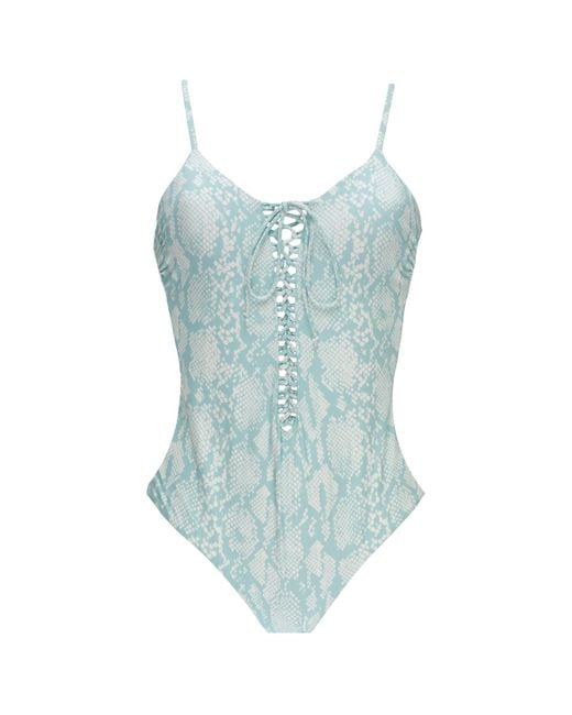 Fisico Blue Sling Swimsuit