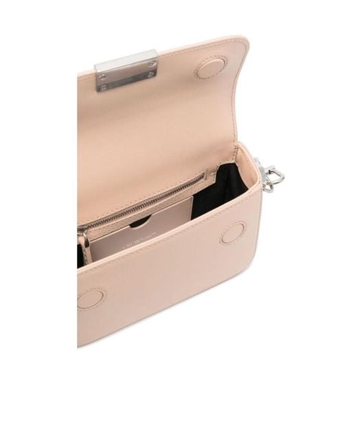 Off-White c/o Virgil Abloh Pink Small Binder Shoulder Bag