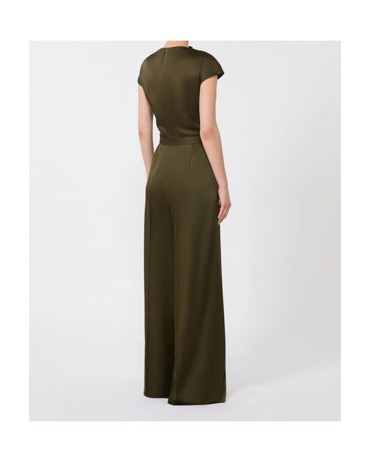 Max Mara Green Studio Msevespa Envers Satin Jumpsuit
