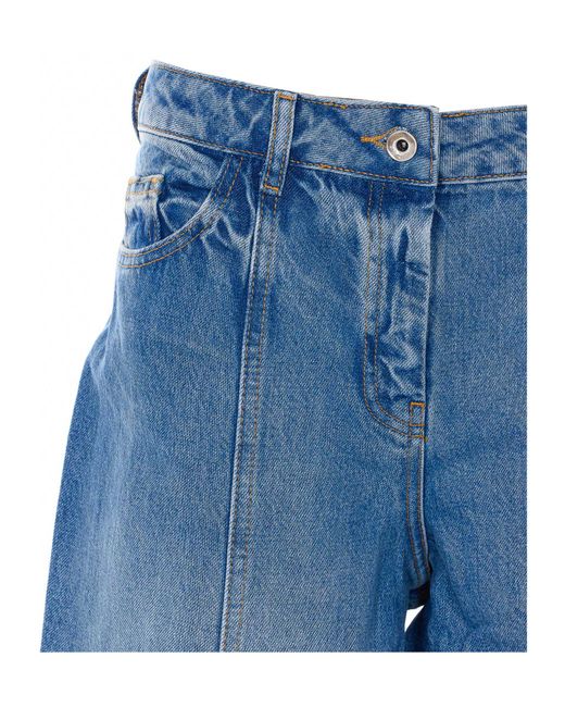 Patrizia Pepe Blue Wide Leg Jeans