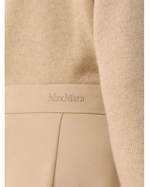 Max Mara Natural High-Waisted Casual Pants