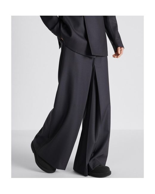 Dior Blue Wide-Leg Pants for men