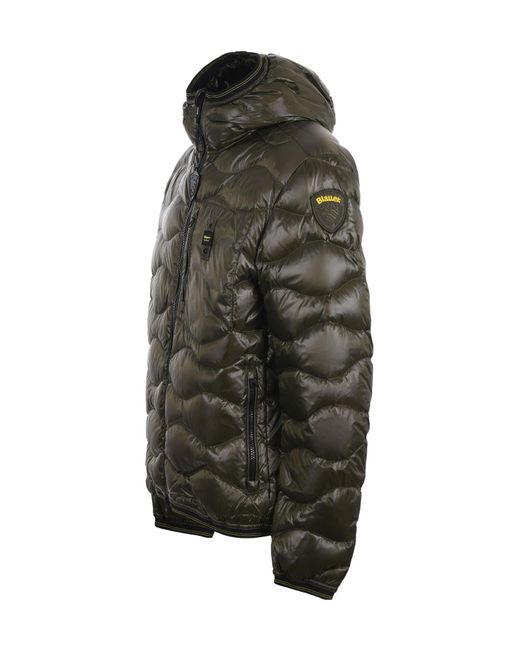 Blauer Usa Green Blauer Hooded Puffer Jacket for men