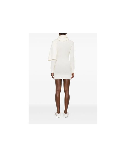 AYA MUSE White Amar Scarf Mini Dress