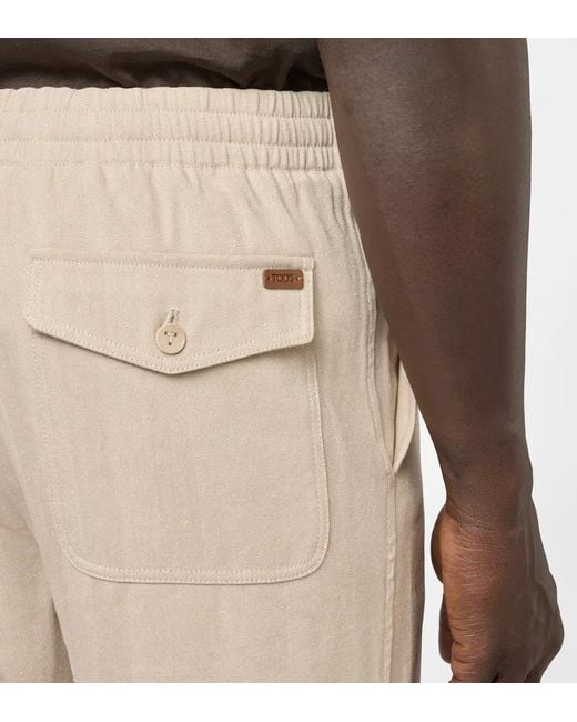 Tod's Natural Coulisse Drawstring Trousers for men