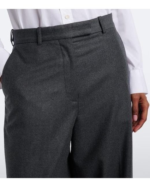Rohe Blue Wide-Leg Casual Trousers