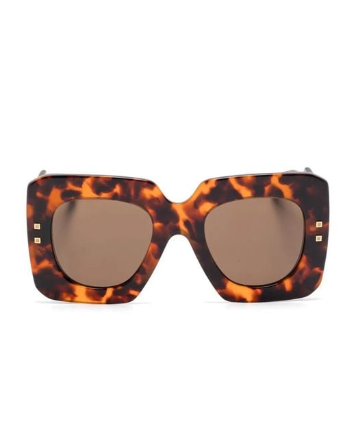 Balmain Brown Full Frame Sunglasses