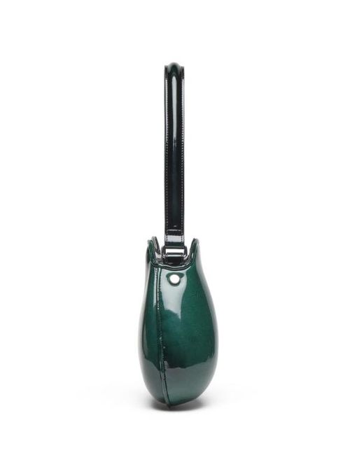 DIESEL Green Double-D Rigid Shoulder Bag