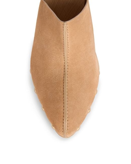 Balmain Brown Wedge Clogs