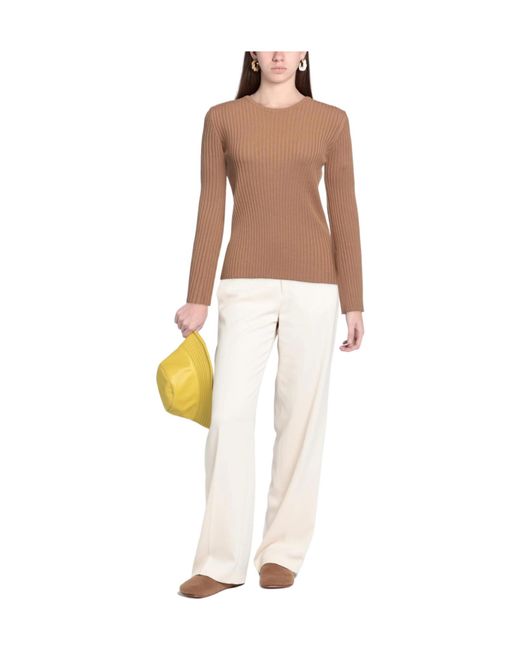 Chloé Brown Pockets Jumpers