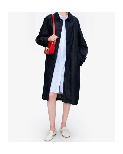 A.P.C. Blue Collared Denim Coat