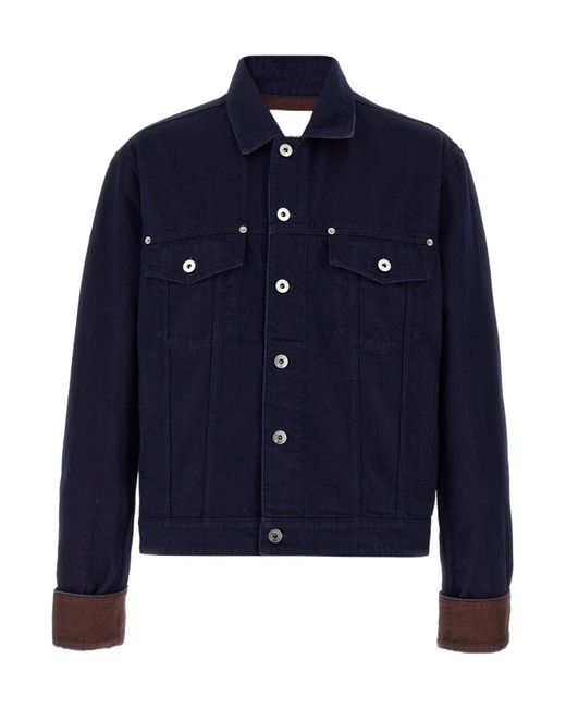 J.W. Anderson Blue Turn Up Cuff Jacket for men