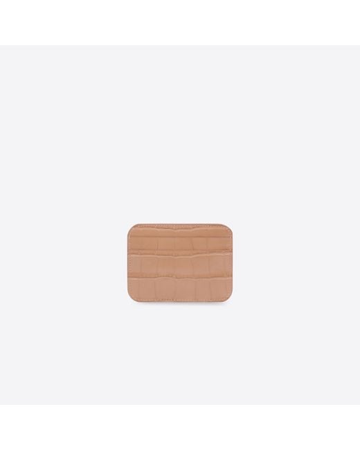 Balenciaga Natural Portacarte Cash Da Donna