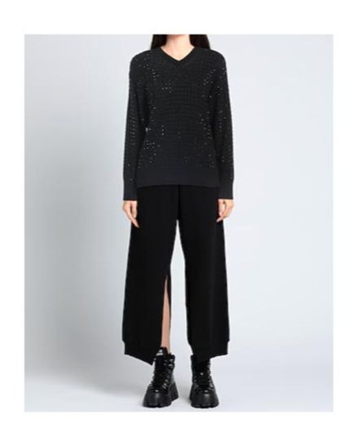 Sportmax Black Long-Sleeved Knitwear