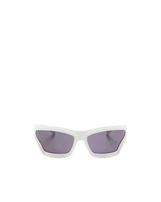 Loewe White Irregular X Paula's Ibiza Irregular Frame Sunglasses for men
