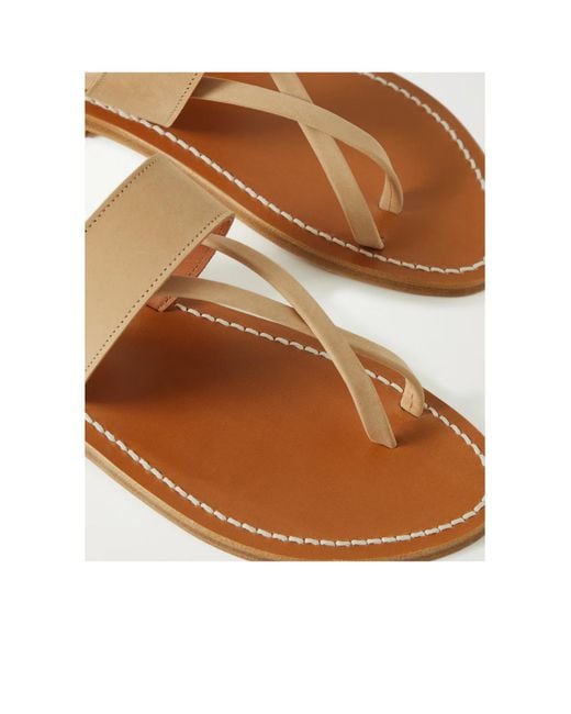 K. Jacques Brown Nubuck Sandals