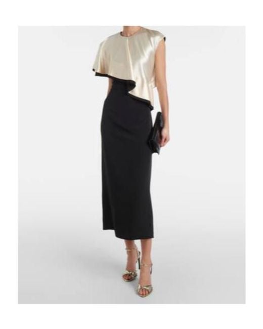 Altuzarra Black Topolino Silk Gown