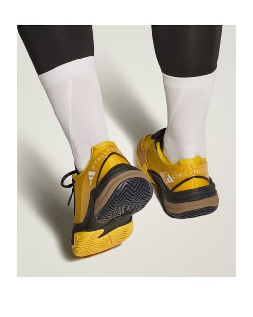 Adidas By Stella McCartney Yellow Barricade Low-Top Sneakers