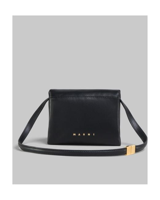 Marni Black Xaml Mini Clutch Bag