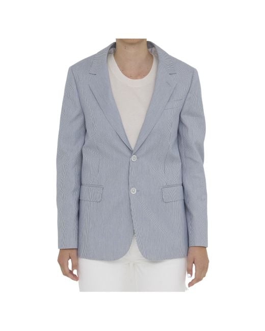 【CELINE】JUDE JACKET●2V06J86901XB Celine Jude Jacket in Blue | Lyst