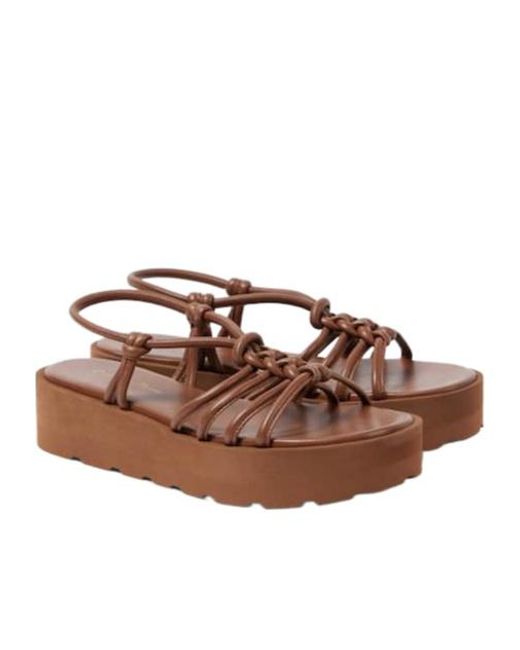 Gianvito Rossi Brown Versatile Casual Sandals